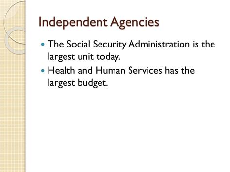 Ppt Independent Agencies Powerpoint Presentation Free Download Id