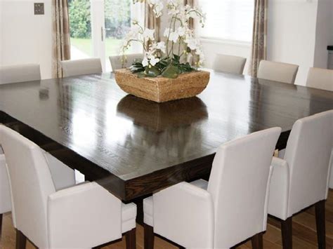 Chic 12 Seater Square Dining Table Dining Room Seat Square Dining Table