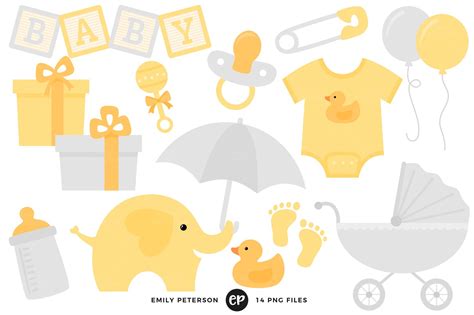 We have a massive amount of hd images that will make your computer or smartphone. Gender Neutral Baby Shower Clipart ~ Illustrations ...