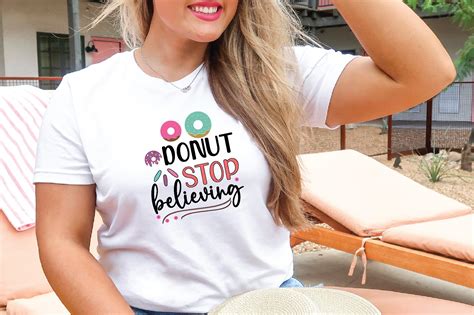 Donut Stop Believing Svg Graphic By Funnysvgmax · Creative Fabrica