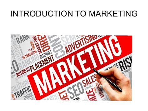 Introduction To Marketing Marketing Mix 7ps Of Marketing
