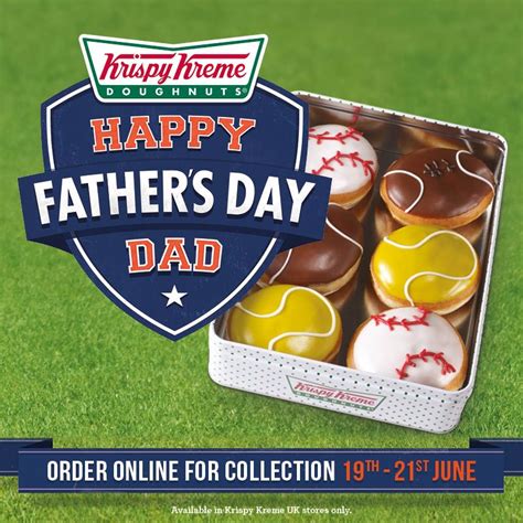 People celebrate the occasion by honoring their father and expressing affection. Father's Day 2015 | Krispy kreme, Krispy kreme uk, Fathers day