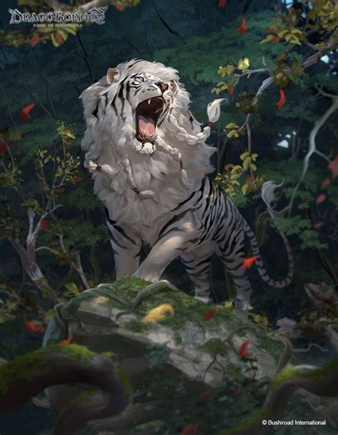 White Lion Big Cats Art Mythical Creatures Art Mythical Creatures