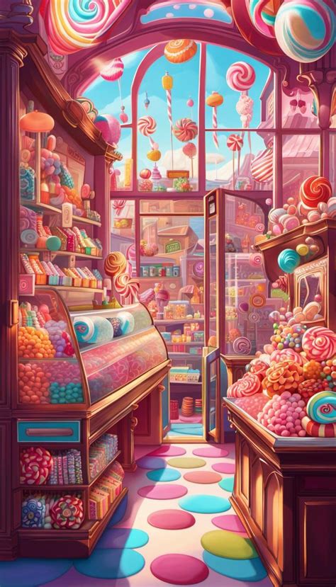 Whimsical Candy Shops Ai Generated Artwork Nightcafe Creator