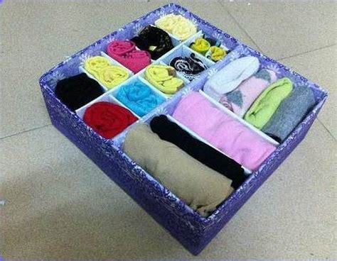 You'll love these creative ways to organize your bras and underwear without spending a ton of money. DIY Cardboard Underwear Storage Box