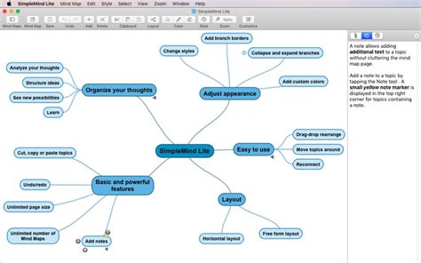 Simplemind Lite Mind Mapping For Pc Download Free Productivity App