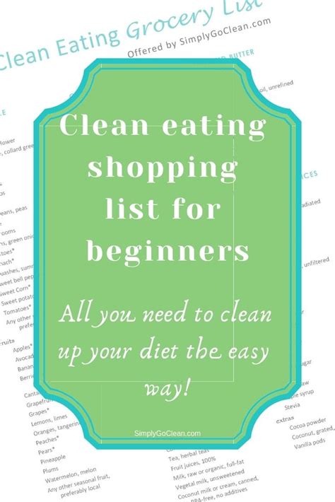 Whats On Your Clean Eating Grocery List Benefits Of Organic Food