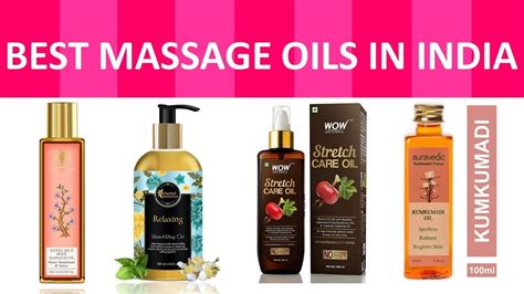 Top 12 Best Massage Oils In India With Price Massage Oil For Pain Relief Youtube