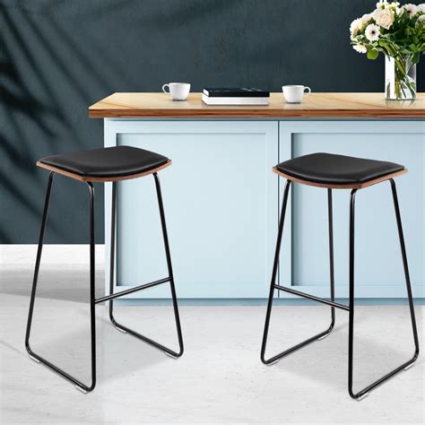 Minimalist Black Bar Stools Dreamo Living