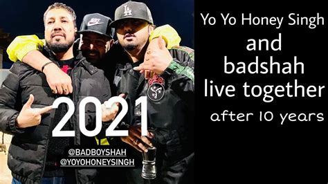 Yo Yo Honey Singh And Badshah Dancing Together In Party Collab Soon Youtube