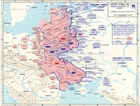Germany may 1945 throughout map of germany during ww2. Map of German Invasion of Russia (June-August 1941)