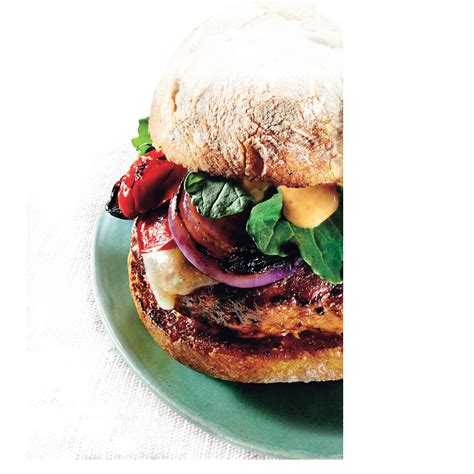 Grilled Turkey Burgers With Cheddar And Smoky Aioli Recipe Epicurious