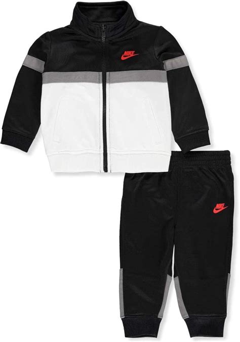 Nike Baby Boys 2 Piece Tracksuit Black 6 Months Clothing
