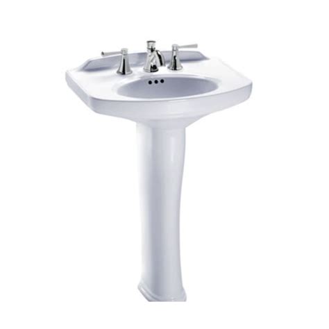 Pedestal sinks are a popular choice in many bathrooms. Shop for Toto Dartmouth Pedestal Lavatory Sink At A Great ...