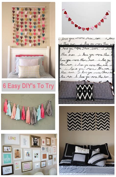 6 Diy Bedroom Wall Art Ideas Shopgirl