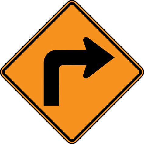 Right Turn, Color | ClipArt ETC