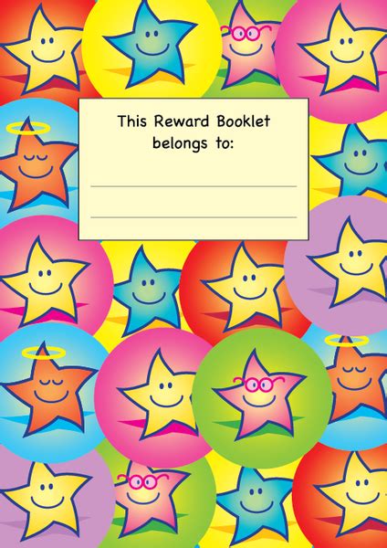 A5 Reward Booklets For 24mm Stickers Pack Of 20 Booklet Stickers