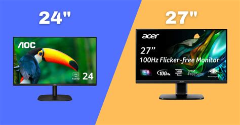 24 Vs 27 Inch Which Monitor Size Should I Choose