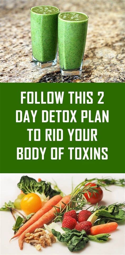 follow this 2 day detox plan to rid your body of toxins light snack healthy drinks detox