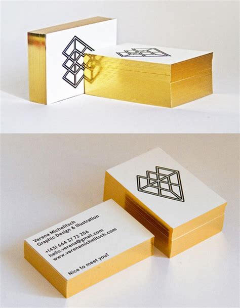 This specialty technique produces your artwork in your choice of foil color stamped onto the card for stunning results. Luxurious Gold Foil Edge Painted Letterpress Business Card ...