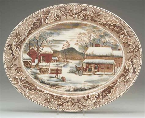 Thanksgiving is celebrated in china by many american and canadian origin immigrants. Johnson Brothers China Platter | Johnson Brothers HISTORIC ...