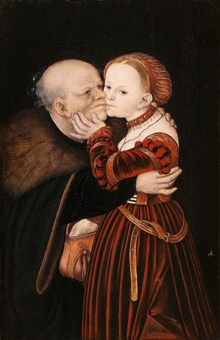 Ill Matched Lovers Lucas Cranach The Elder Artwork On Useum