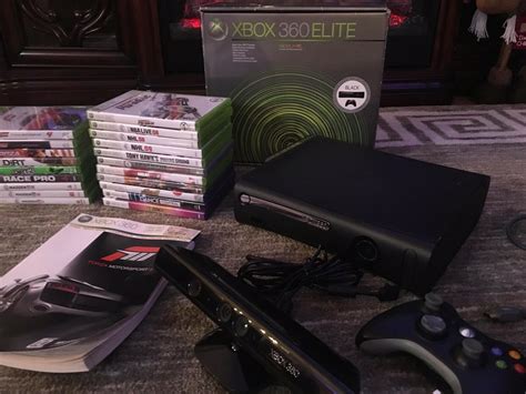 Xbox 360 Elite 120gb Kinect 20 Games Extras Icommerce On Web
