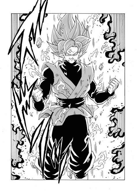 Goku Black Ssj Rose Dragon Ball Painting Anime Dragon Ball Super