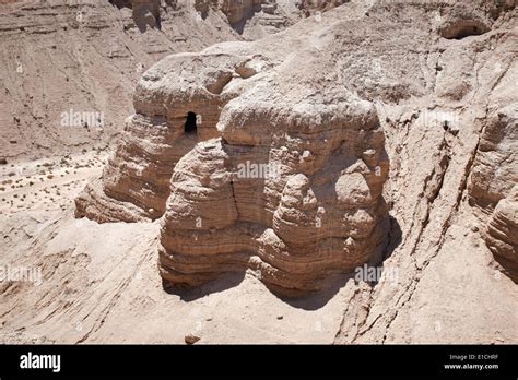 Caves Where Dead Sea Scrolls Were Discovered In Khirbet Qumran In The