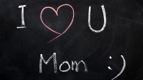 I Love You Mom In Black Board Hd Mom Dad Wallpapers Hd Wallpapers Id 57797