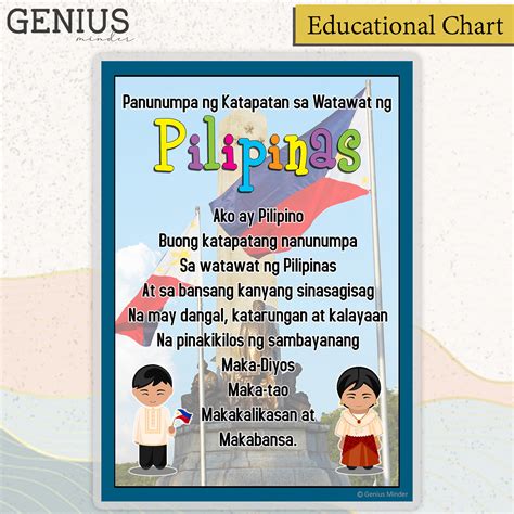 Panunumpa Ng Katapatan Sa Watawat Ng Pilipinas Philippines Educational The Best Porn Website