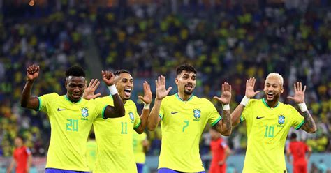 Fifa World Cup Brazil Players Dancing Celebrations Against South