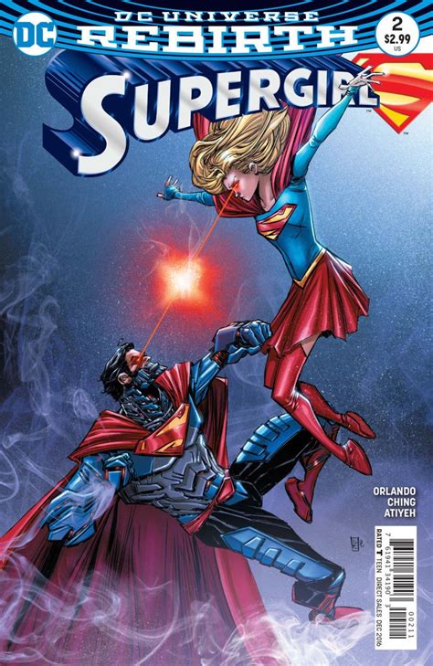 Supergirl 2016 2 Vfnm Brian Ching Cover Dc Universe Rebirth