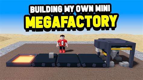 Building A Mega Mining Factory In Roblox Youtube