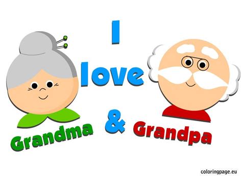 I Love Grandma And Grandpa Grandma Crafts Grandma And Grandpa Grandpa