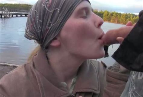 Fishing Trip Ended With Hardcore Cock Suck For Blond Head