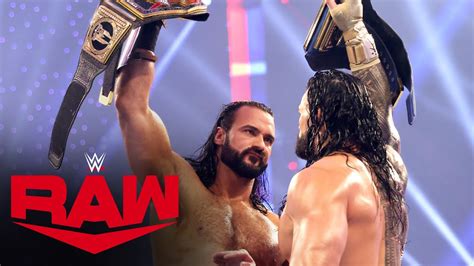 recap of roman reigns vs drew mcintyre at survivor series raw nov 23 2020 youtube