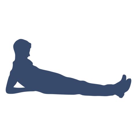 Laying Man Silhouette Transparent Png And Svg Vector File