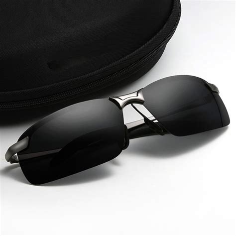 Design Sunglasses Men Polarized Uv400 Eyes Protect Outdoor Coating Sun Glasses Square Sunglasses