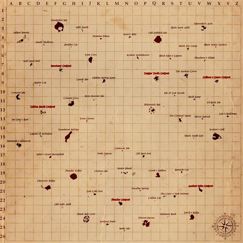 Seit einigen tagen ist das piratenspiel sea of thieves erhältlich. 32 Map Sea Of Thieves - Maps Database Source