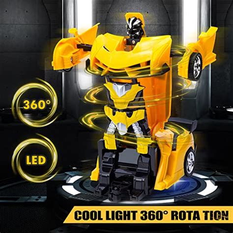 Subao Kids Remote Control Car Bumblebee Transforming Toy Hobby Rc Cars