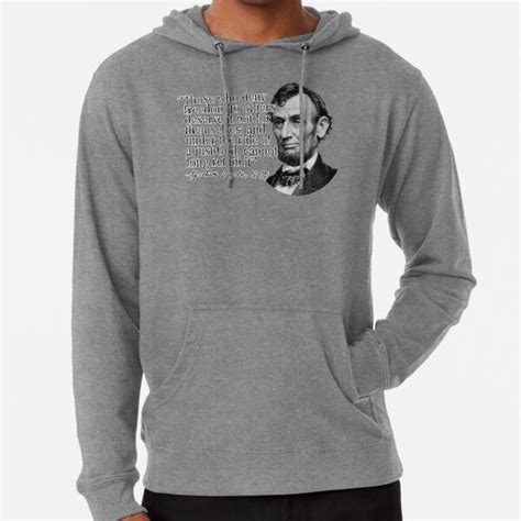 Abraham Lincoln Lightweight Hoodie By Haemishbew Redbubble