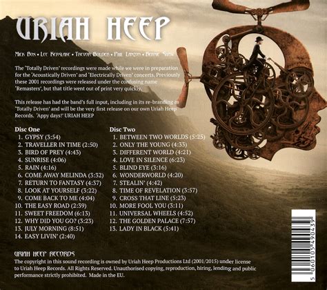 2015 Totally Driven Uriah Heep Rockronología