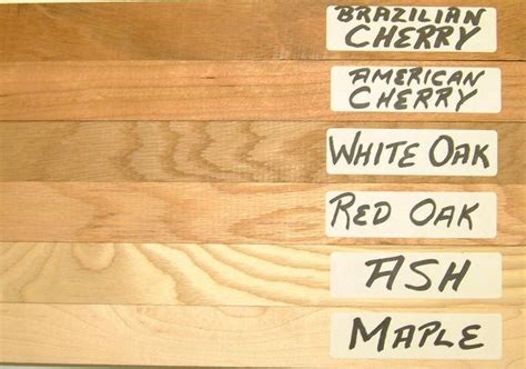 Simple Visual Sample Red Oak Furniture Rehab Brazilian Cherry