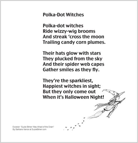 ‘polka Dot Witches Poem Barbara Vance Official Website Cute