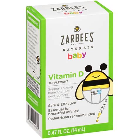 Zarbees Naturals Baby Vitamin D Supplement Hy Vee Aisles Online