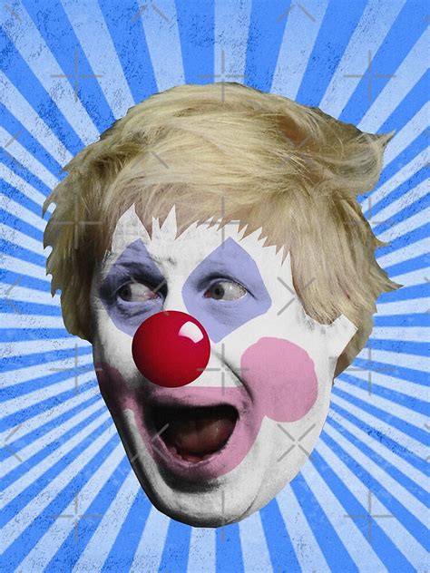 Boris Johnson Bojo The Clown T Shirt By Njmclean Redbubble