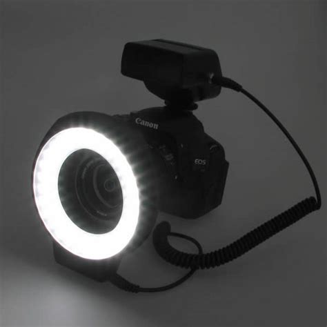 接写の補助光に最適な一眼カメラ用ledマクロリングライト60灯が上海問屋から エルミタージュ秋葉原