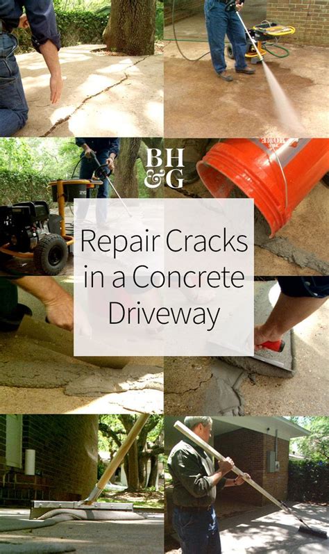 See a wide variety including gravel, block and paved, tarmac, concrete and many more and see which might be best suited to your. Repair Cracks in a Concrete Driveway | Concrete driveways, Driveway repair, Concrete diy