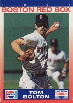 1991 Pepsi Boston Red Sox NNO Tom Bolton Trading Card Database